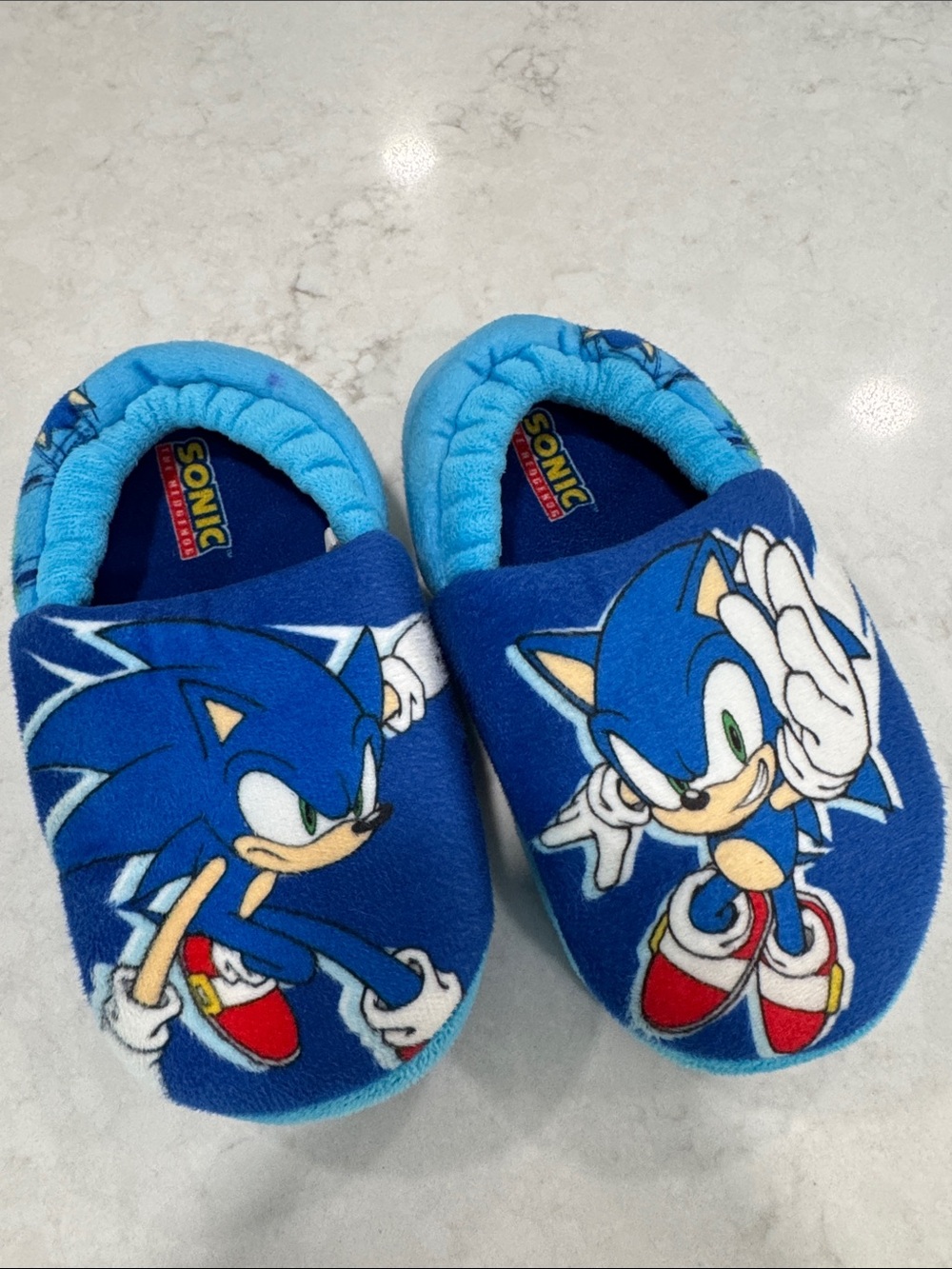 Sonic Toddler Size 11/12 Slippers